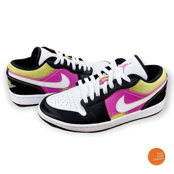 Nike Other - Nike Air Jordan 1 Low Top Paint Splatter Men’s 8